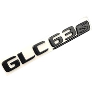 3D ABS Chrome Black Logo GLC63S Emblem Letters Sticker Car Trunk Badge Decal for GLC 63S GLC 63 S Ac