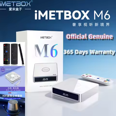 New Upgrade IMETBOX M6 TV Box 4GB 64GB with Vioce Control Wifi 6 8k HD Smart TV Box Hot in Korea Sin