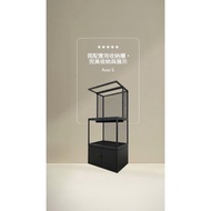 創意塊根植物鐵架 搭配實用收納櫃 完美收納與展示