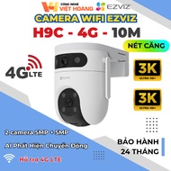 [10MP] Ezviz H9C 4G 10MP 4G LTE Camera, Outdoor Binocular 5MP + 5MP