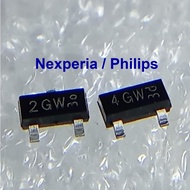 10pcs (With Options) Original BC850C BC860C 2GW 4GW SOT-23 Nexperia/NXP/Philips Low Noise Transistor
