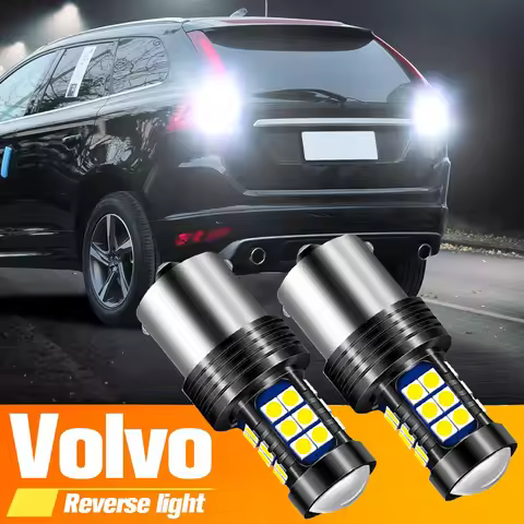 2pcs P21W 7506 BA15S LED Backup Light Blub Reverse Lamp Canbus For Volvo C30 C70 S40 S60 S70 S80 V40