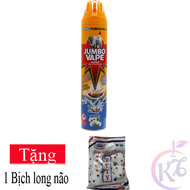 [FreeShipMAX] Bình xịt muỗi Jumbo chai 600ml hương hoa Lài Tặng 1 bịch long não 20g - bình xịt côn t