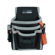 MELOTOUGH Electrician's Small Tool Pouch for Tool Belt Tool Pouch Tool Holster with Multiple Pockets