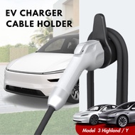 EV Charger Holder Type 2 Wall Mounted EV Charging Cable Holder Gun Head Organizer【Universal】