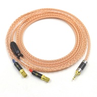 16 Core Essence Shrinks Copper OCC 2.5/3.5/4.4/XLR Plug Earphone Cable For (Screw) Hifiman HE6 HE5 H