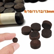 KIDDOVE Billiard Cue Tips, Wear Resistant Anti-slip Pool Cue Tips,  Cowhide High Elasticity 9/10/11/