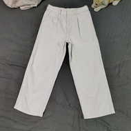 Baggy GU Jeans White