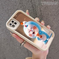 YIWESAN Casing Hp Xiaomi Redmi 9C Redmi 9C NFC Redmi 10A POCO C31 Case Pola Doraemon versi Q yang lu