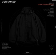 GOOPi - “8SE-01G” Pro-Gram Utility Mountain Parka - Shadow