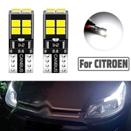 2pcs LED Clearance Light Parking Bulb Lamp W5W T10 194 5W5 Canbus For Citroen Berlingo C1 C2 C3 Pica