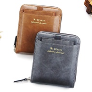 Menbense PU Leather Wallet Men / Korea Design Short Zip Wallet / Fashion Wallet for Men Dompet lelaki / Beg Duit lelaki