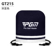ปกหัวกอล์ฟคลับ PGM ถักเหล็กชุดแท่งหมวกคลุมเชือกยางยืดผูกคอปักลูกบอลฝาครอบป้องกัน