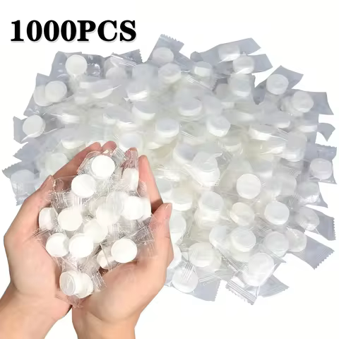 1000/100pcs Disposable Cleansing Towel Travel Face Towel Compressed Face Wipe Portable Mini Cotton C