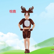 Children Reindeer Animal Costume Deer Kindergarten Deer Cartoon Style Sika Deer Adult Deer Performan