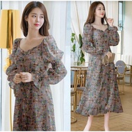 •ECLAIRE• 015 FLORAL POSA DRESS