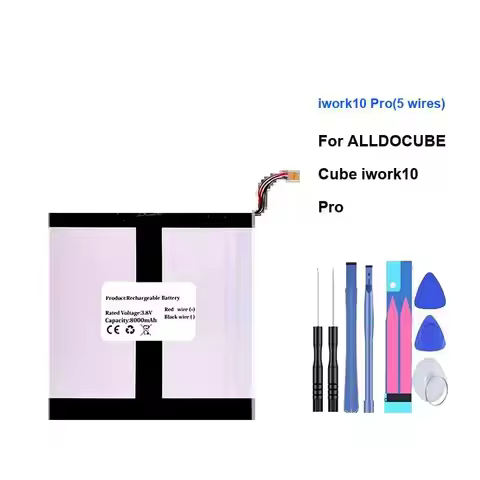 For Alldocube Cube Iwork10 Pro 5 Wires Tablet Battery Prolonged Performance Reliable Replacement
