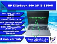 Laptop HP Elitebook 840 G5 i5 8th Gen i5-8350U 1.70GHz 8GB DDR4 RAM 128GB M.2 SSD (Used) (Preloved)