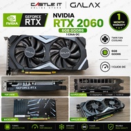 ASUS MSI GIGABYTE NVIDIA GeForce RTX 2060 6GB GDDR6 Used Graphics Card