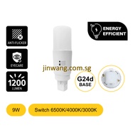 [✅SG Safety Mark & Authorized Seller] High Quality LED PIN G24D PLC BULB 9W Energy Saving Lamp (DY)