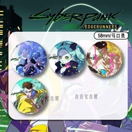 Cyberpunk: Edgerunners/Lucyna/Rebecca/Cyberpunk Edgerunners Lucy Rebecca Badge Pendant/cutp