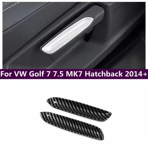 ABS Seat Adjustable Buttons Decoration Frame Cover Trim Fit For VW Golf 7 7.5 MK7 Hatchback 2014 - 2