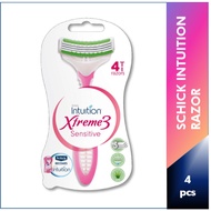 Schick Intuition Xtreme 3 Senstive, 4 Razors