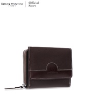 Louis Montini ( Zip-Around ) กระเป๋าสตางค์ผู้หญิง ใบสั้น หนังวัวแท้ ซิปรอบ หนังแท้ Womens wallet WL16