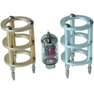 All-Aluminum Sandblasting Gold Silver Free Disassembly Assembly Suitable for 12AX7B/6N2/6N4 Tube Sle