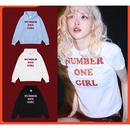 ผ้าฝ้าย Hoodie เสื้อฮู้ด Kpop BLACKPINK ROSE ROSIE Merch Hoodie ผู้ชายและผู้หญิง  ขนาด "NUMBER ONE G