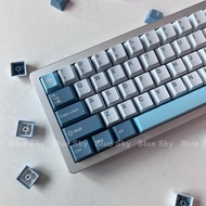 【Blue Sky】GMK theme SHOKO keycaps/Double shot/Cherry profile ABS material 163keys for standard 61/87