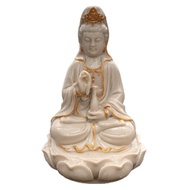 STATUE OF GODDESS KWAN IM natural GOLD/PATUNG DEWI KUAN IM/DEWI GUAN YIN/PATUNG BUDDHA/PATUNG BUDHA/