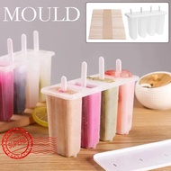 4 Consecutive Old Popsicle Molds With Lids Household Children's Cute Popsicle Ice Cream Mold V3r5