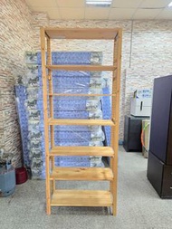 香榭二手家具*IKEA松木3尺 層架組-六層架-開放式置物架-收納架-書架-書櫥-展示架-貨物架-實木架-倉庫架-衣架