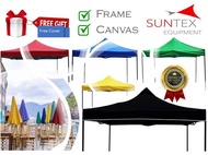 Premium 3m x 3m Express Canopy (10' x10') (8' x 8') (6'x6) Roof 80cm Night Market Tent DIY Budget Portable Outdoor Event Function Party Camping Frame Umbrella Kanopi Express Khemah Pasar Malam Bumbung DIY Mudah Alih Fleksibel Luar Bilik Jamuan Pesta Pasar