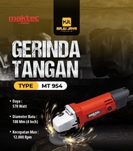 Maktec Gerinda Tangan Gerinda Listrik 4 Inch Mt954 Mt 954 Gerinda