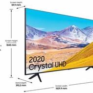 全新Samsung三星43吋電視 TU8000 Crystal UHD 4K TV (2020) Samsung LG Sony 電視機 旺角好景門市地舖 包送貨安裝 4K Smart TV WIFI