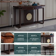 New Chinese Style Ugyen Wood Solid Wood Altar Pieces Console Tables Living Room Altar Partition Home Entrance Cabinet Re