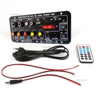 COD 5inci 4-10 inci Amplifier Board Karaoke Audio Bluetooth USB FM Radio TF Player Subwoofer 30-120W