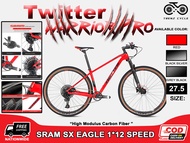 TWITTER WARRIOR PRO CARBON FIBER MOUNTAIN BIKE