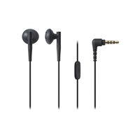 Audio technica earphone headphones designed with microphone and volume control attached for operation and calls noise cancellation Shipping from Japan