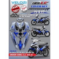 COVERSET YAMAHA LC LC135 V6 V7 EXCITER R BLUE DPBMC S3 L6-ER-3 BODYSET SIAP TANAM VELOZI WITH COVER 