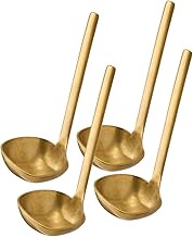 APS BULQ 75941 Spoons Set of 4 Stainless Steel PVD Coated Spoon Dimensions 4.5 x 4.5 cm Total Length