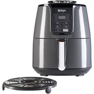 😵.😵..พร้องส่ง😵. Ninja Hot Air Fryer หม้อทอดไร้น้ำมัน AF100EU ขนาด 3.8L / 4 Cooking Functions 1550W Grey Non-Stick Ceramic Coating ราคาถูก🌲🌲🌲🌲 เตาทอด หม้อทอดไฟฟ้า เตาทอดอเนกประสงค์ เครื่องทอดไฟฟ้า