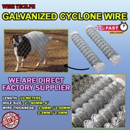 Cyclone Wires Mesh Galvanized Chain Link Fence for Farm Fence/ guard fence/wire mesh fence