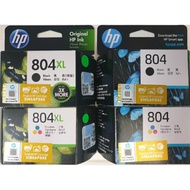 [CLEARANCE SALES] HP Genuine Original 804 804XL Black / Tri-color ink cartridges