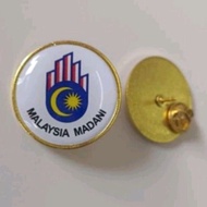 Malaysia Madani Collar Pin Badges logo we love Malaysia