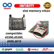 Nikon D3200 D5200 D600 D610 memory Slot