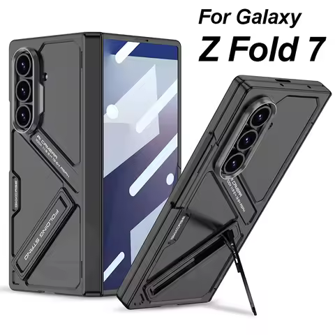 Magnetic Hinge 360 Protective Case For Samsung Galaxy Z Fold 7 Armor Screen Protector Stand Slim Cov