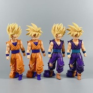 20cm Dragon Ball Super Saiyan Figure Beast Son Gohan Battle Damage Son Gohan Handmade Anime Model